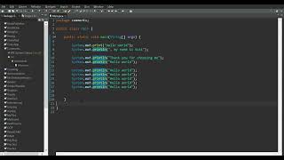 eclipse workspace Comments src comments Main java Eclipse IDE 01 Aug 2025 12 30 37