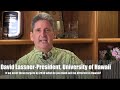 Aloha+ Challenge UH President David Lassner HD