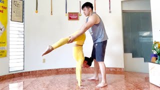 Hướng Dẫn Cách Rút Lên HANDSTAND PRESS Dạng Chân YOGA | Lê Phạm Thế Vũ