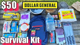 $50 Dollar STORE Survival Kit - CHEAPEST Camping Survival Gear