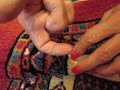 how to identify a hand woven oriental rug