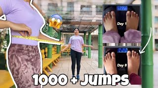 I Took The 7 Day Jumprope Challenge *shocking results* 😱