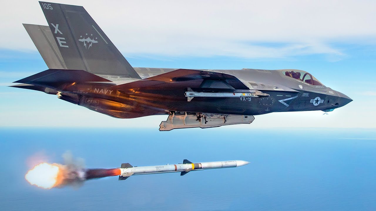 Fighter Jets Shooting Missiles