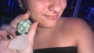 ASMR | cleansing you pt 2! incense￼, crystals!