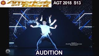 ExisDance Video Projection High Tech Dance group America's Got Talent 2018 Audition AGT