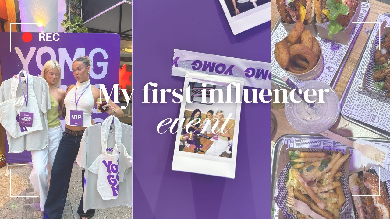 My First Influencer Event Vlog Youtube