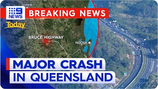 Three people killed in major highway crash | 9 News Australia