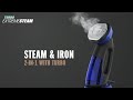 Steam, iron—or do both!—with the Conair ExtremeSteam® 2-in-1 with Turbo