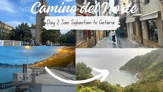 Exploring Camino Del Norte: Rainy Day Hike From San Sebastian To Getaria - 4K | Hike the Camino