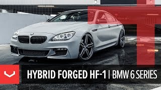 Vossen Hybrid Forged HF-1 Wheel | BMW 6 Series | Tinted Matte Gunmetal