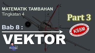 (Part 3) Matematik Tambahan Tingkatan 4 Bab 8 Vektor [KSSM]