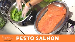 Easy Pesto Salmon using Saladmaster (LIVE! @ Open House) | Naomi's Corner