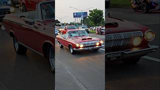 1963 Dodge Polara Classic Car Drive By Engine Sound Woodward Dream Cruise 2024