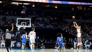 Jalen Suggs game winner NCAA College basketball Gonzaga vs UCLA ￼