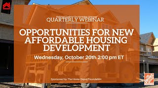 Opportunities for New Affordable Housing Development