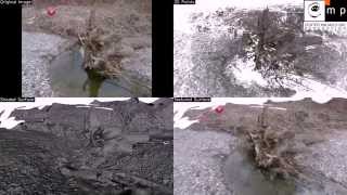 3D Model of Scour from a Tree Stump in a Gravel Bed River using Structure from Motion