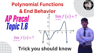 AP Precalculus | Topic 1.6 | Polynomial Functions and End Behavior | The Easy Way!