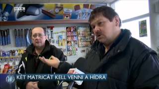 Két matricát kell venni a hídra 15-01-02