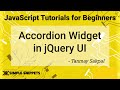 52 - Accordian Widget in jQuery UI | jQuery Tutorials for Beginners | jQuery UI Library