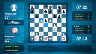 Chess Game Analysis: satsat88 - Спанч Боб : 1-0 (By ChessFriends.com)