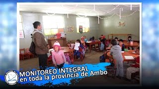 MONITOREO INTEGRAL EN LOS COLEGIOS DE AMBO