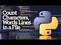 How to Count Characters, Words, and Lines in a File with Python