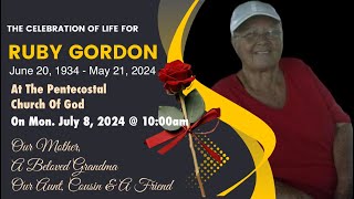 Our Beloved Mother 𝐑𝐔𝐁𝐘 𝐆𝐎𝐑𝐃𝐎𝐍