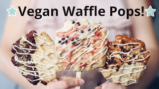 WAFFLE POPS RECIPE (VEGAN!)