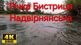 Річка Бистриця 2021 Підводна Зйомка 4К.