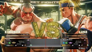 SFV Champion Edition 🔥 GustC (E.Honda) Vs BrayanResilient (Luke) 🔥 Online Matchs 11-24-2022