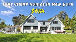 DIRT CHEAP Farmhouses Real Estate Goldmines : 5 Acreage Homes in New York  Under $100,000