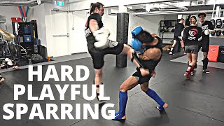 Hard Playful Sparring