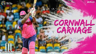Rahkeem Cornwall Blasts His First-Ever T20 Hundred! | CPL 2023