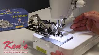 Industrial Buttonhole Maker for Domestic Straight Stitch Only Machines