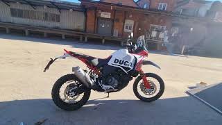 Ducati Desert X Rally whit Termignoni race exhaust