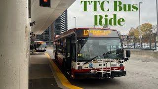 Toronto TTC 117 Birchmount South Bus Ride - Full Route Southbound 11/17/2024