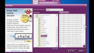 HOW TO JOIN INTO A CHATROOM USING YAHOO MESSENGER