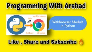 Opening Websites In Google Chrome Using webbrowser Module In Python Programming Language ...