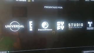 Universal TV, Ei, DreamWorks, Syfy, Studio Universal \u0026 Telemundo/Ancine Logo (2016/2023)