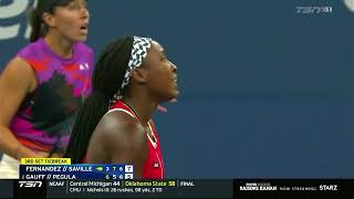 Jessica Pegula & Coco Gauff are unhappy with the chair umpire - US Open 2022