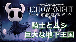 【実況】騎士と虫と地下王国 その1 崩壊した王国「ハロウネスト」【Hollow Knight】