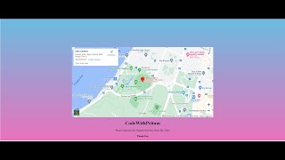 How to Embed Google Maps In HTML Website