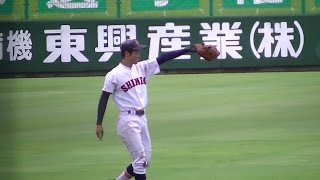 神港学園（田島龍・笠井大暉）【ダブルプレー美技】２０１５夏・兵庫大会３回戦ｖｓ滝川