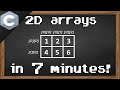 C 2D arrays ⬜
