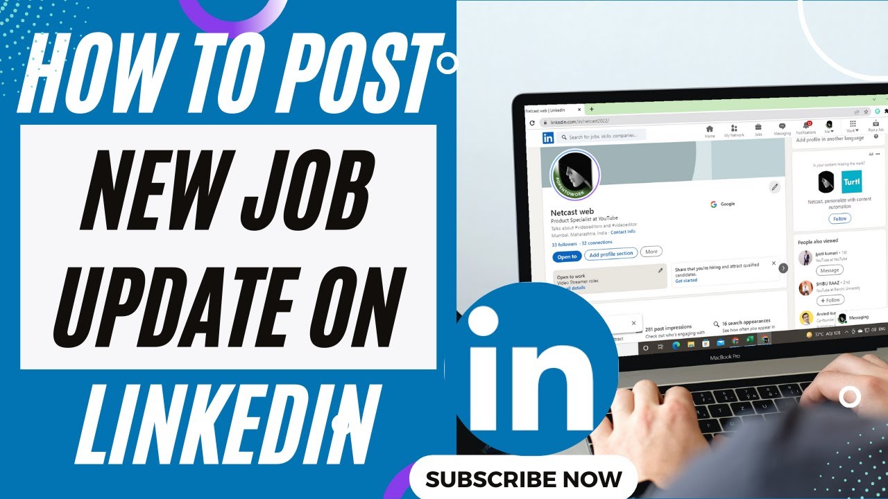 How To Post New Job Update On Linkedin | How To Post New Job ...