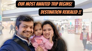 Trip ka pehla din aur humne kiya Destination Reveal ! Most awaited trip begins !! :)