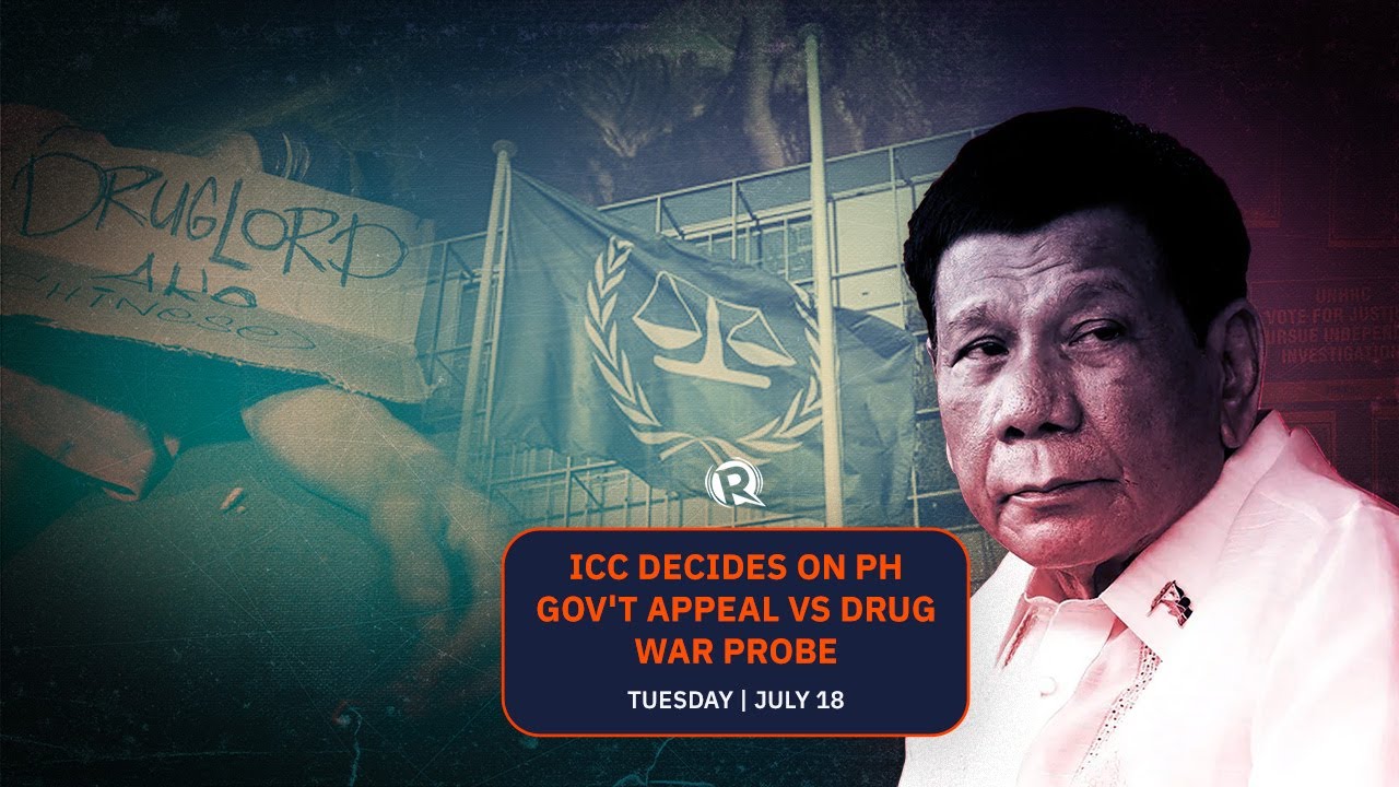 ICC Decides On Philippine Gov’t Appeal Vs Drug War Probe - YouTube