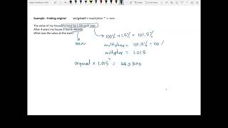 Compound Interest   Finding Original Amount