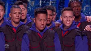 Brobots & Mandroidz: An American Boys Dance Group ON FIRE!! America's Got Talent 2017