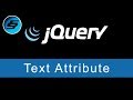 Text Attribute - jQuery Ultimate Programming Bible